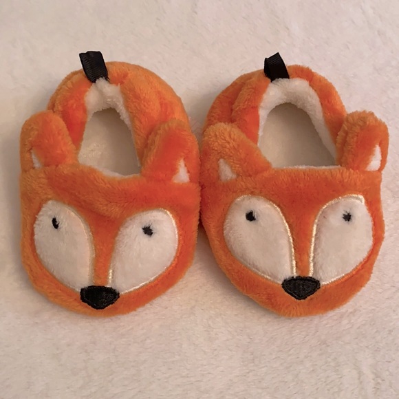 Swiggles Other - {NWT} Swiggles | Baby Fox Slippers Orange (Infant Size 2)